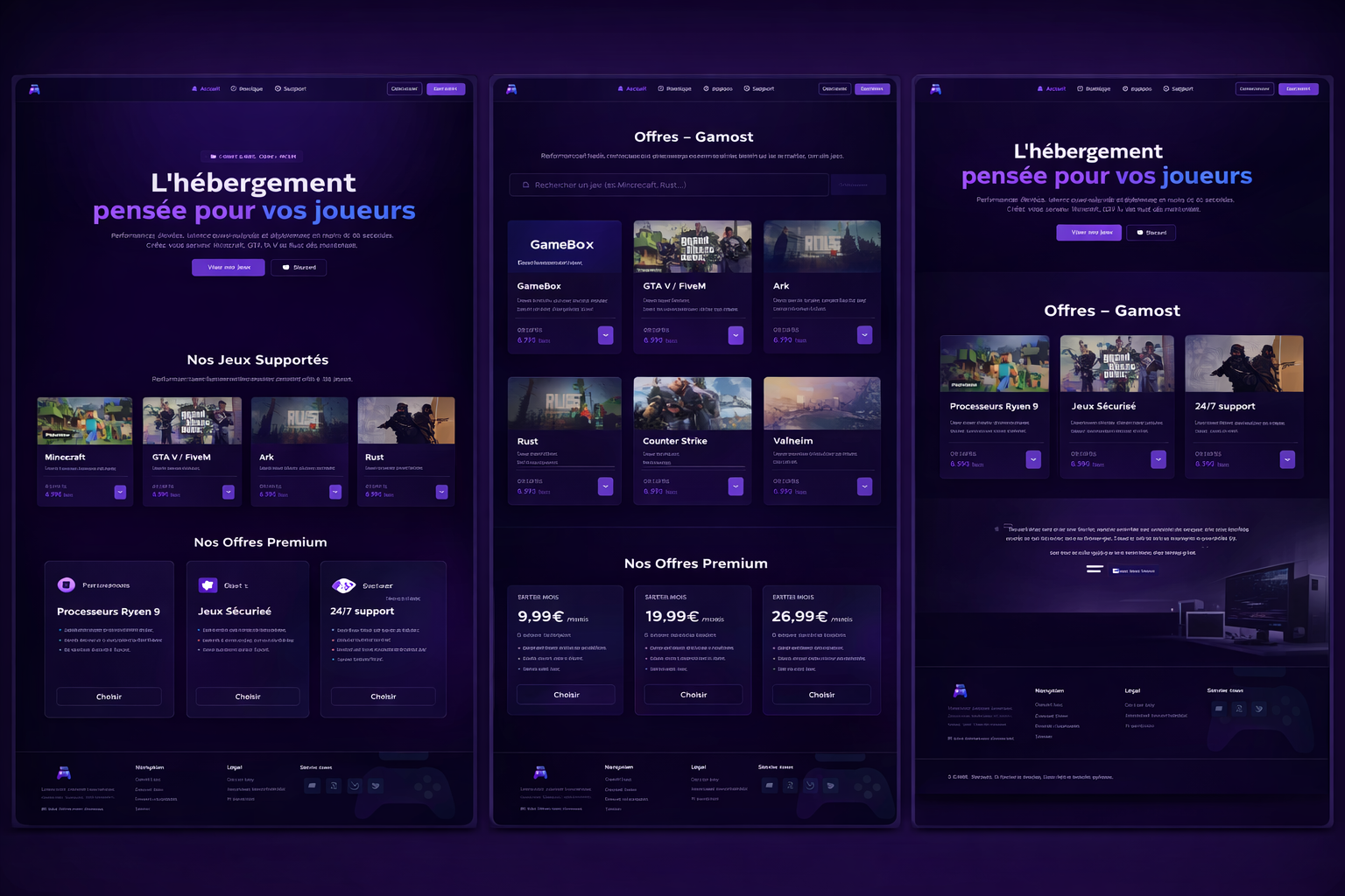 Plateforme d'Hébergement